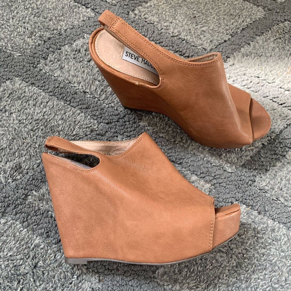 Steve Madden slingback wedges